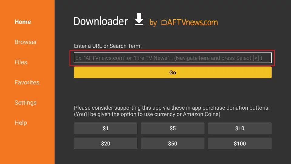 Downloader app for Apollo Group TV install